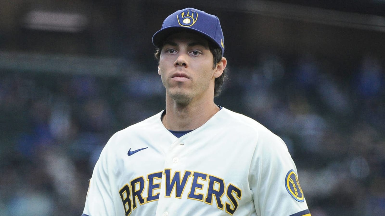 Brewers' Christian Yelich returns to IL with back strain