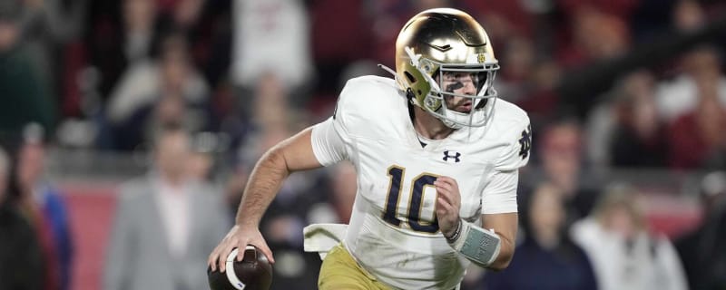 Former Notre Dame QB Drew Pyne kind of returning to South Bend