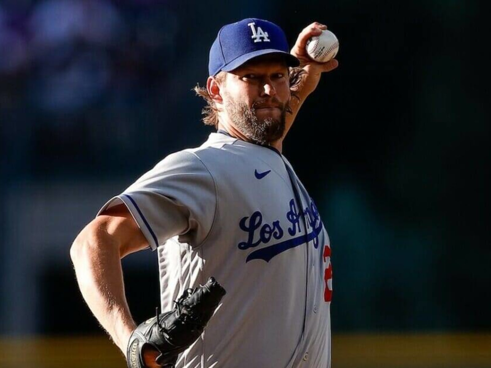 Dodgers pitcher Clayton Kershaw says sore left shoulder will