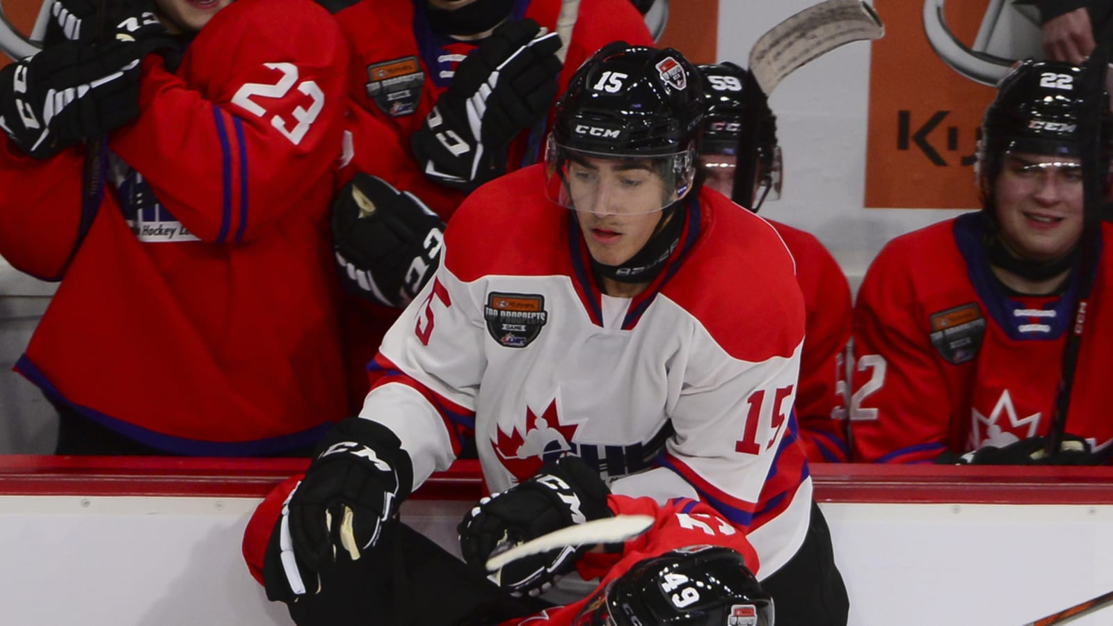 Flames prospect Jaden Lipinski is headed back to the Western Hockey League as an over-ager