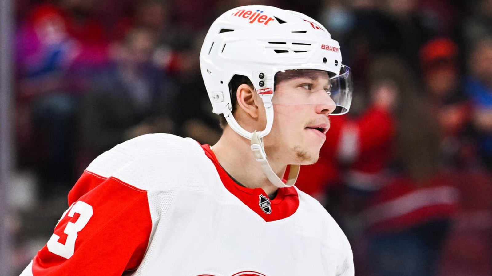 Red Wings place Lucas Raymond on IR, recall Jakub Vrana