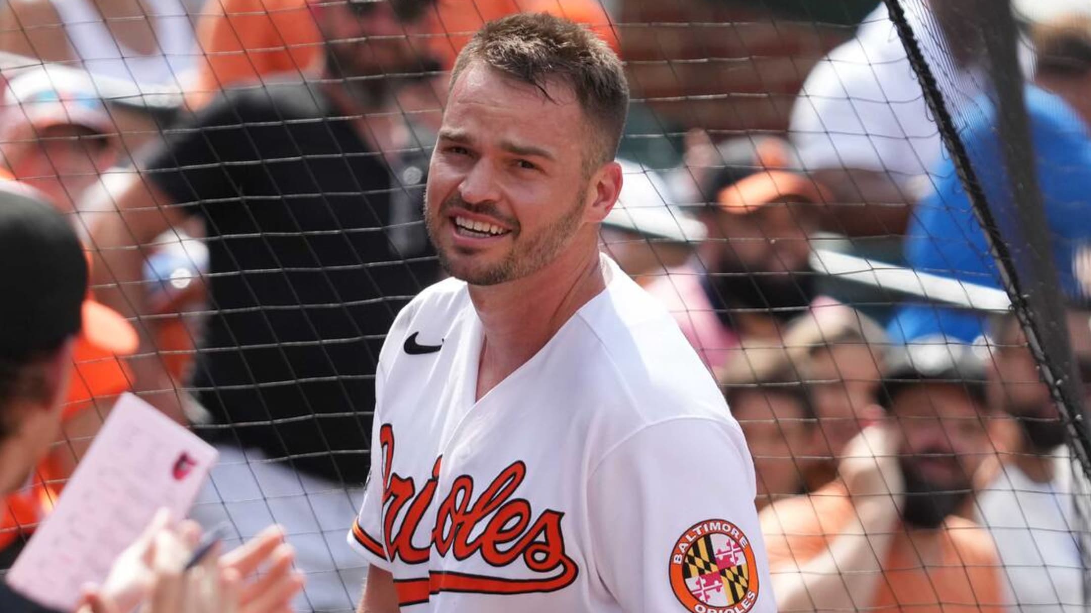 Trey Mancini Gets Standing Ovation After Cancer Treatment