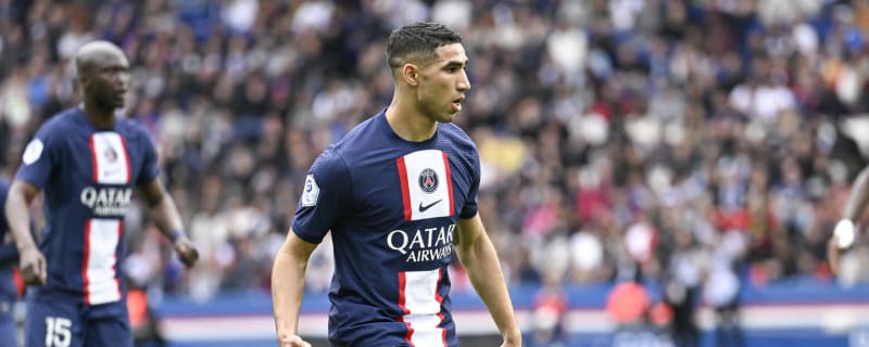 L'Equipe Features Achraf Hakimi in Ligue 1 Team of the Week