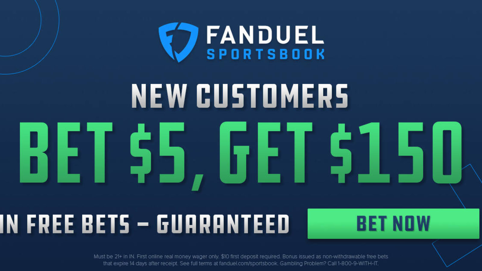 Fanduel Indiana Promo Code Bet 5 Get 150 Guaranteed On Bills V Colts Yardbarker