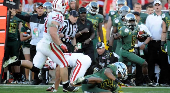 2012: Oregon 45, Wisconsin 38