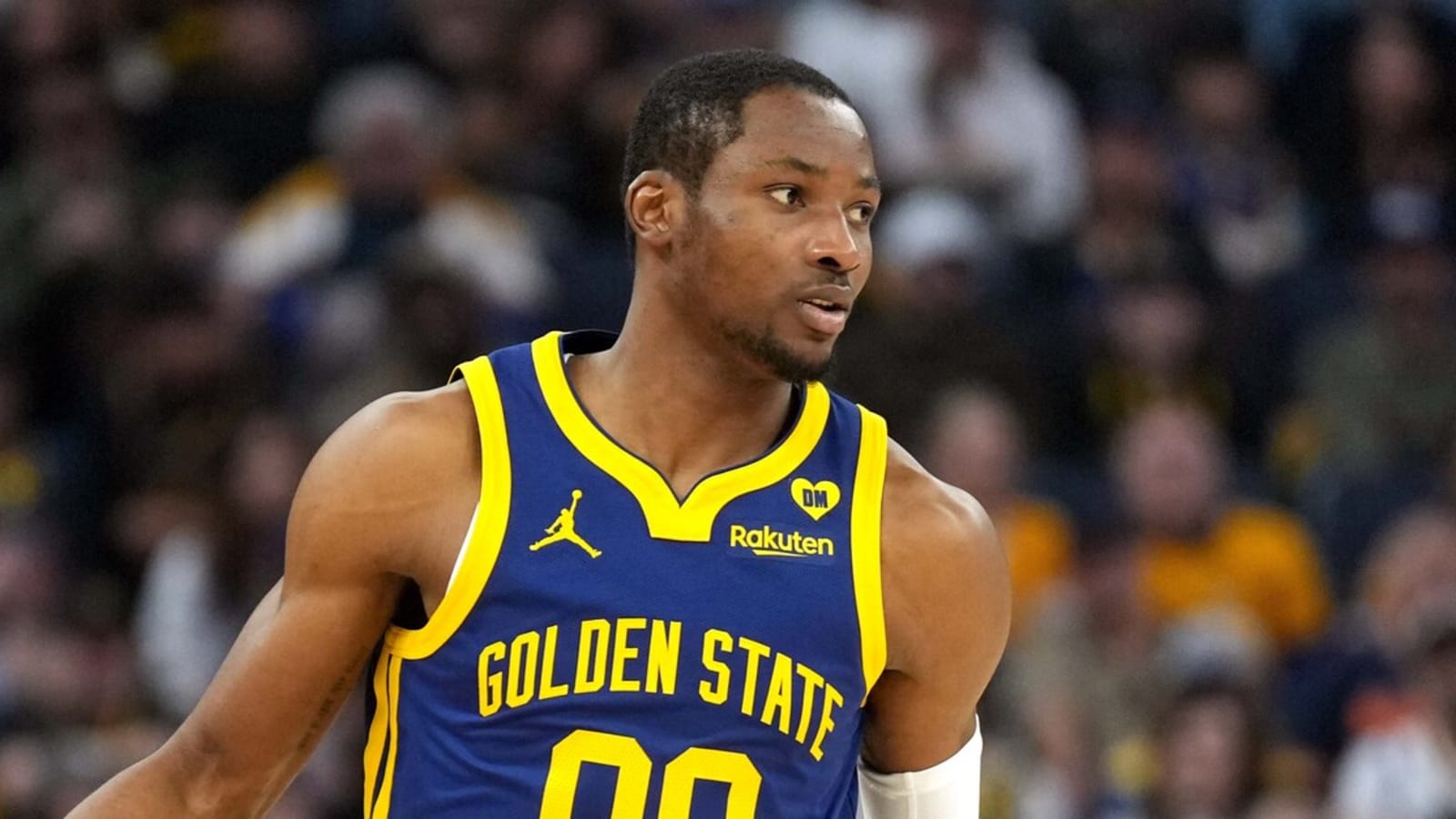 Jonathan Kuminga reacts to Klay Thompson's departure