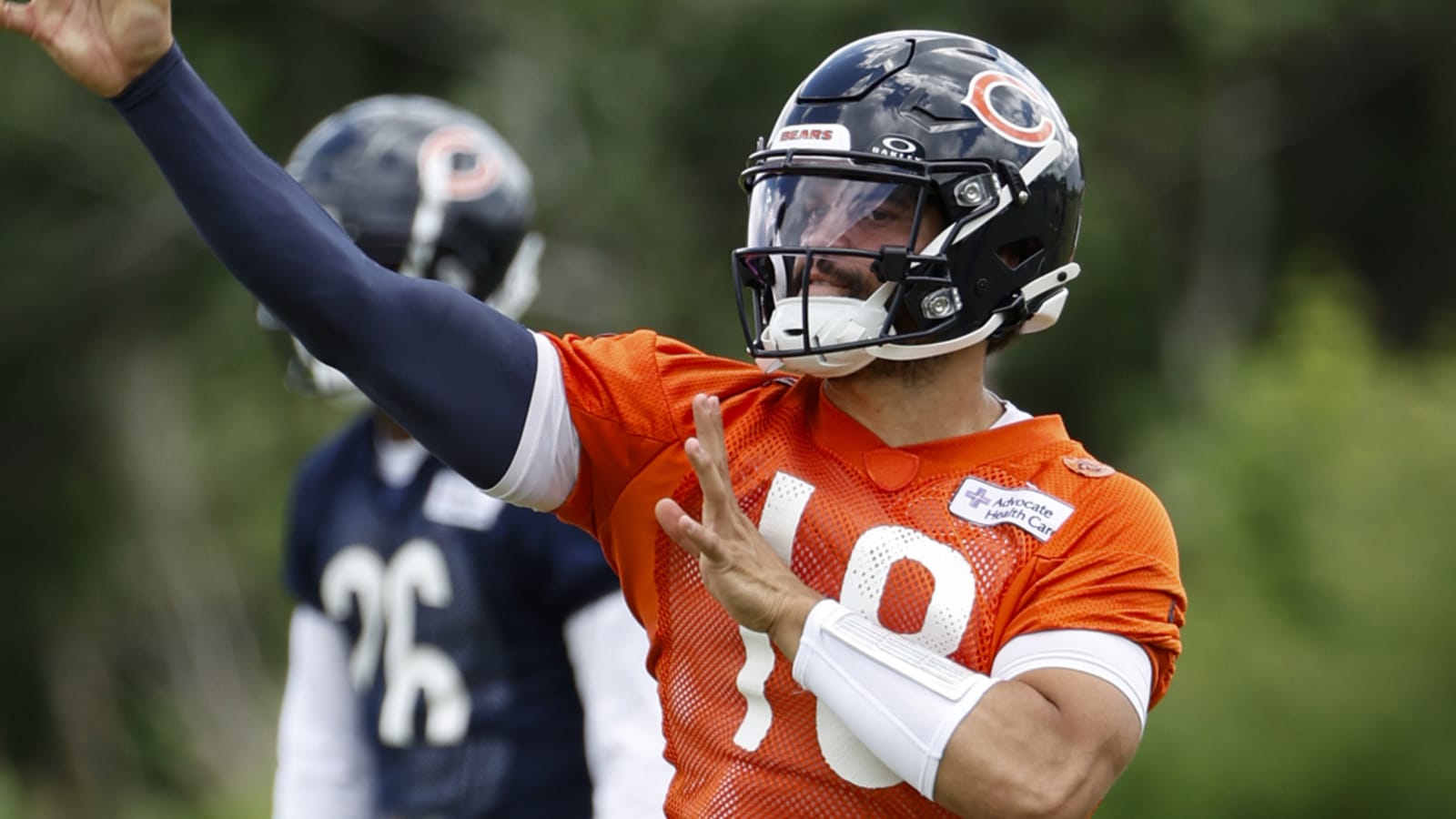 Bears TE 'can see the progress' No. 1 pick Caleb Williams has made