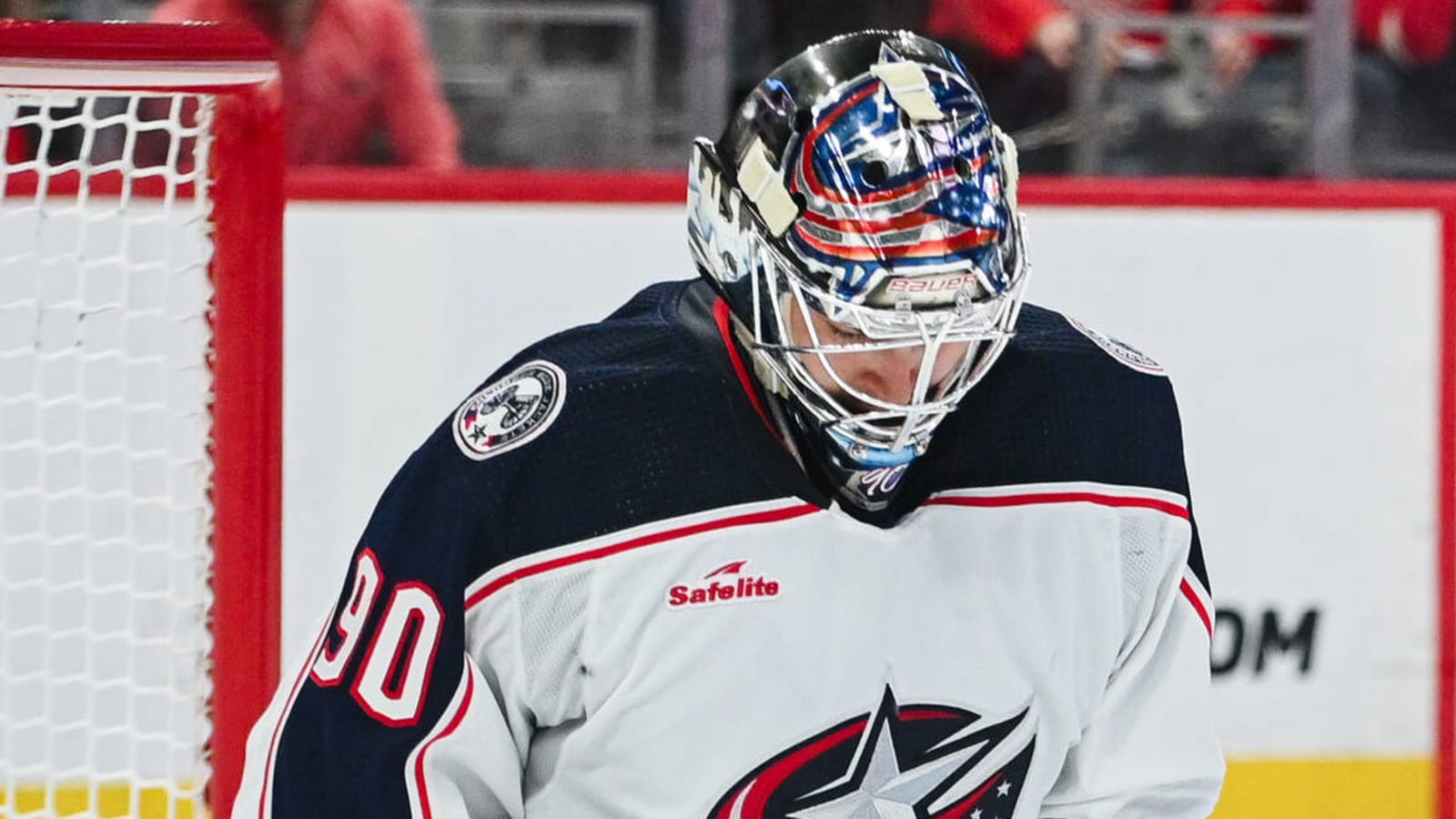Elvis Merzlikins away from team due to family emergency | Yardbarker