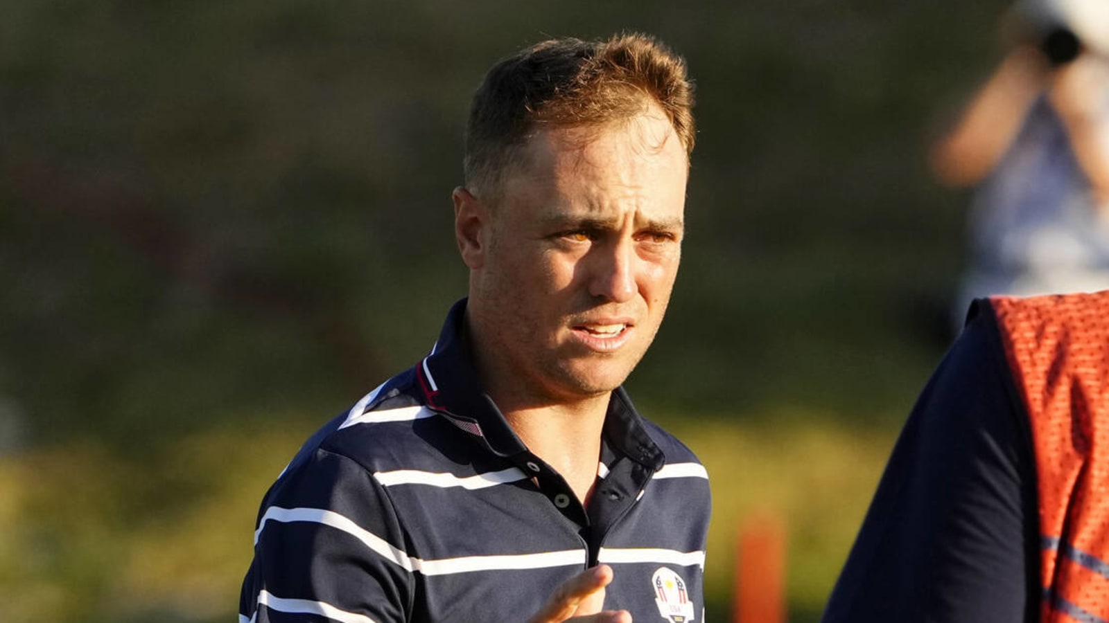 Watch: Justin Thomas taunts European fans over Patrick Cantlay hat drama