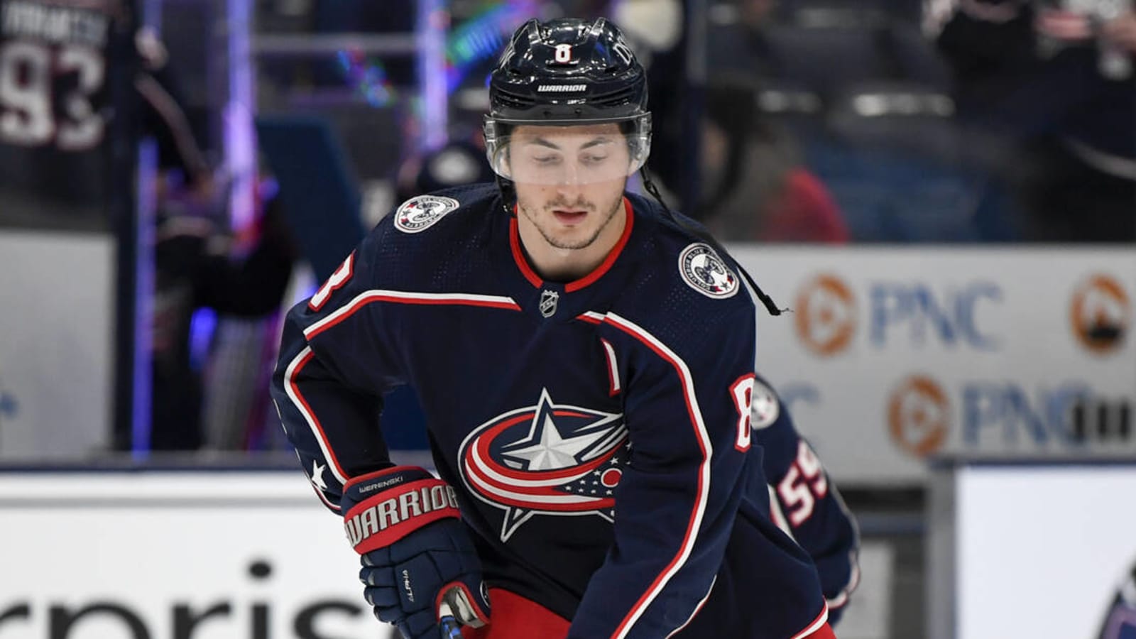 Blue Jackets star defenseman suffers injury after collision