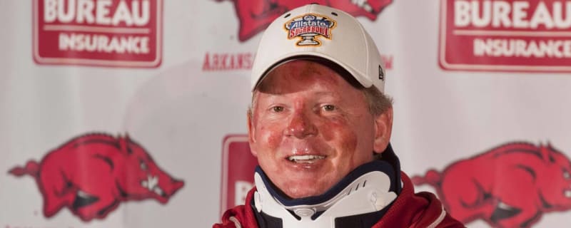 Bobby Petrino is returning to the Arkansas coaching staff