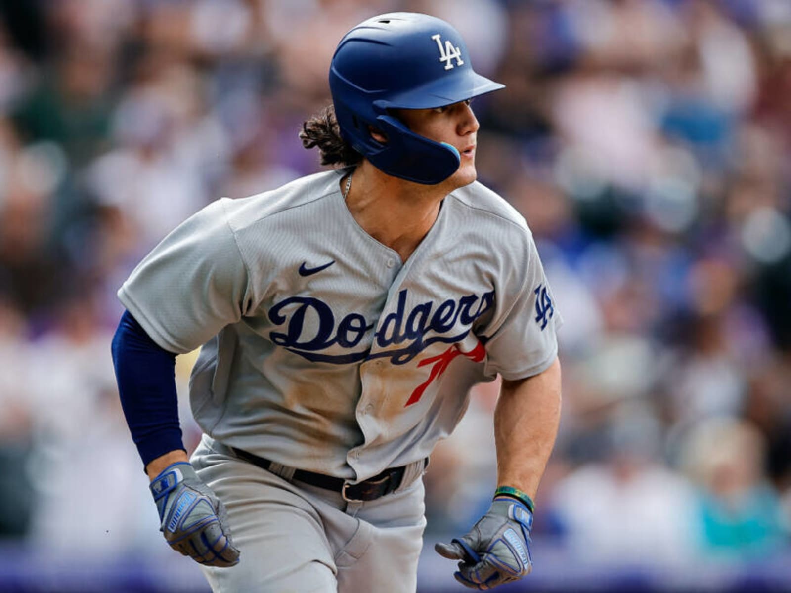 LOS ANGELES, CA - JUNE 13: Los Angeles Dodgers outfielder Jonny