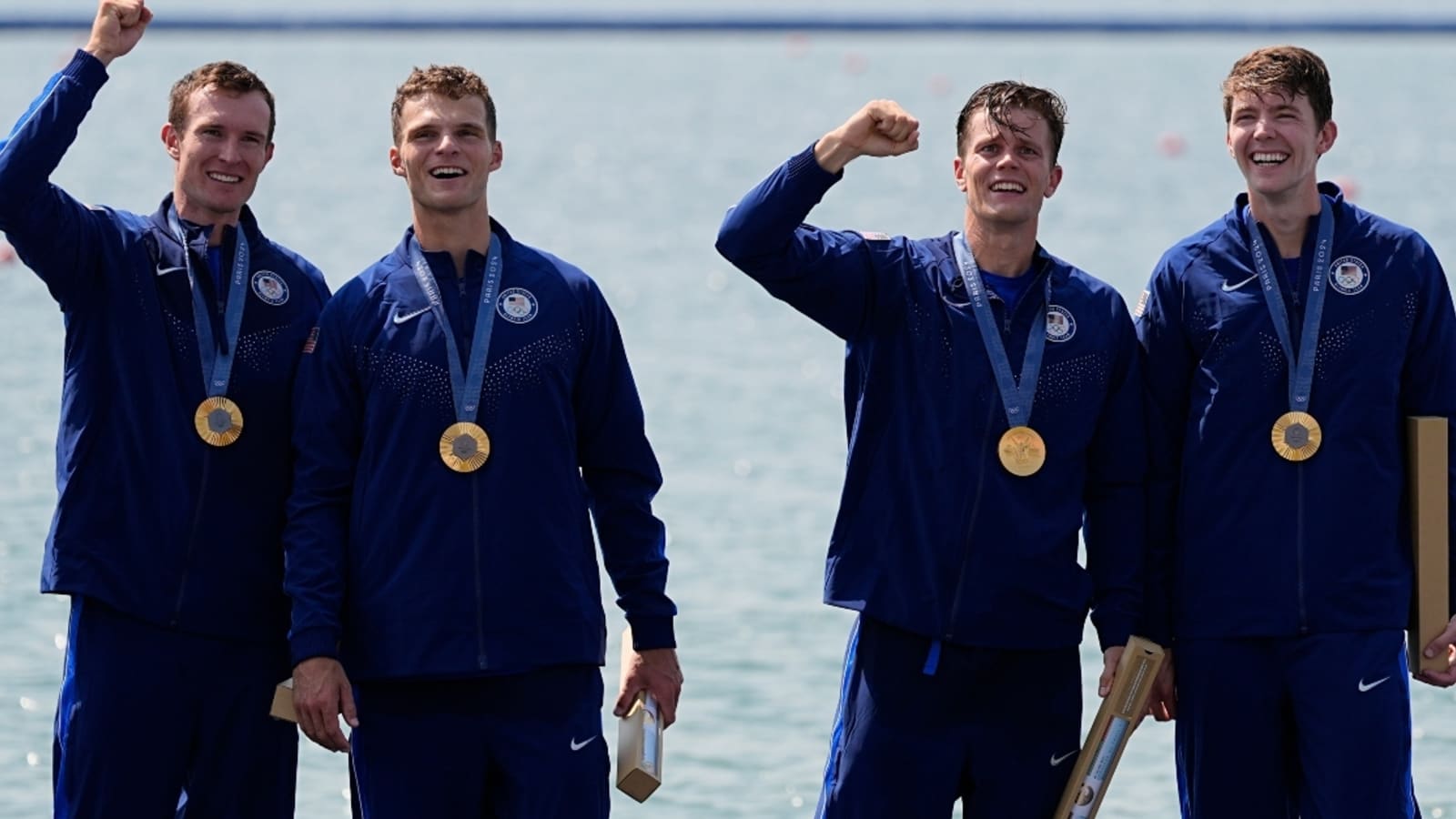 Team USA Rowing wins dramatic race for first gold medal in six decades at Paris Olympics