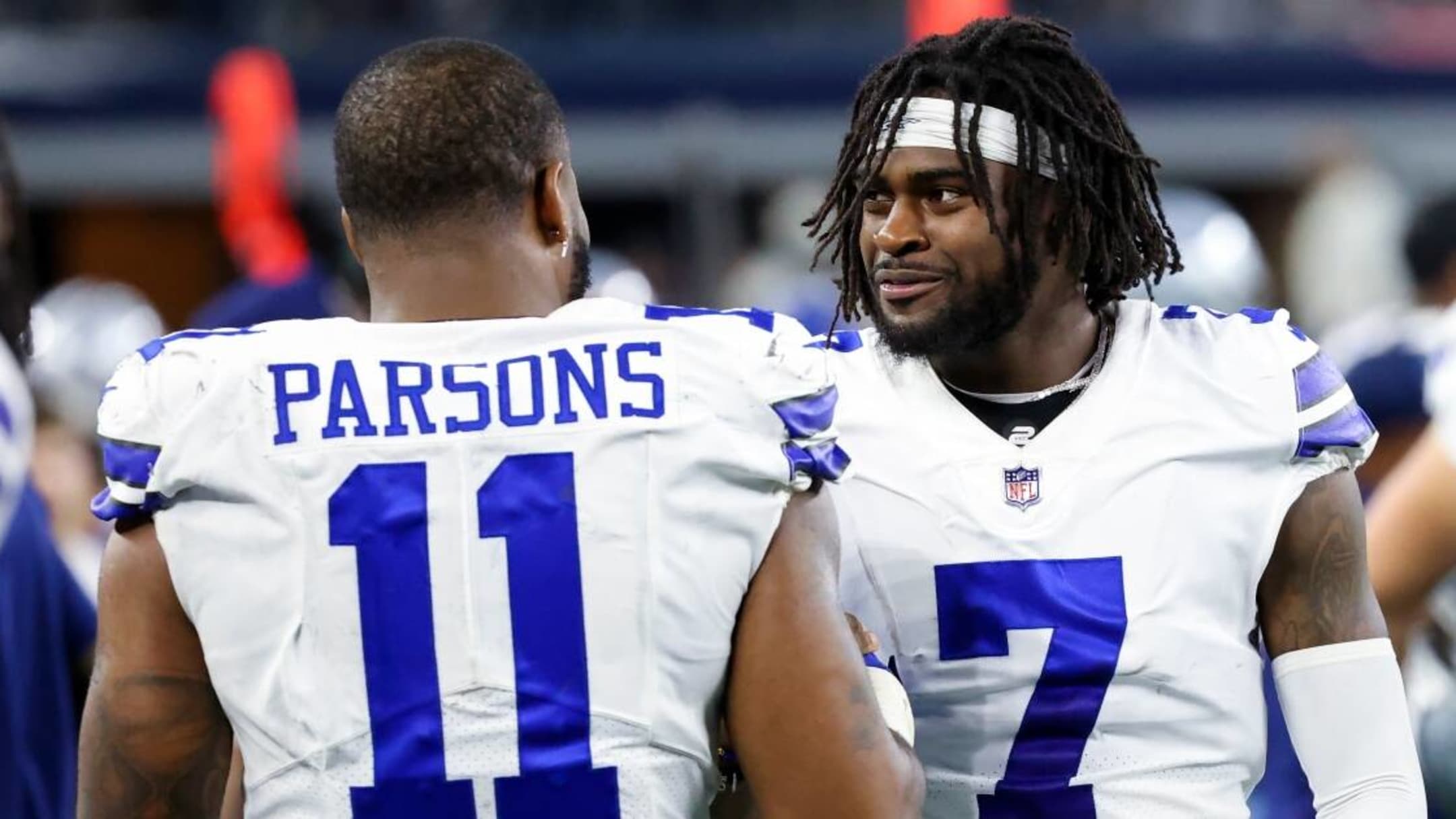 Trevon Diggs reacts to Dallas Cowboys dominant win over Patriots