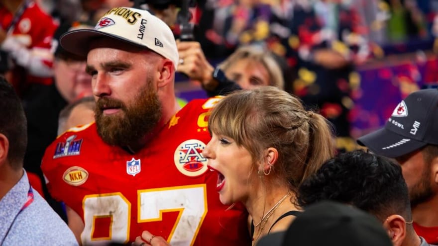 Travis Kelce promises more Taylor Swift appearances at Arrowhead Stadium next season