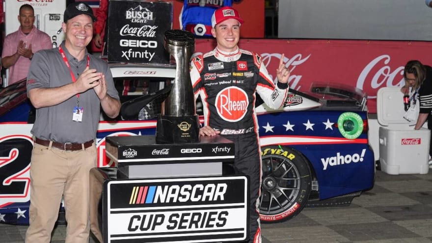 Christopher Bell says he learned he won Coca-Cola 600 after waking up from nap