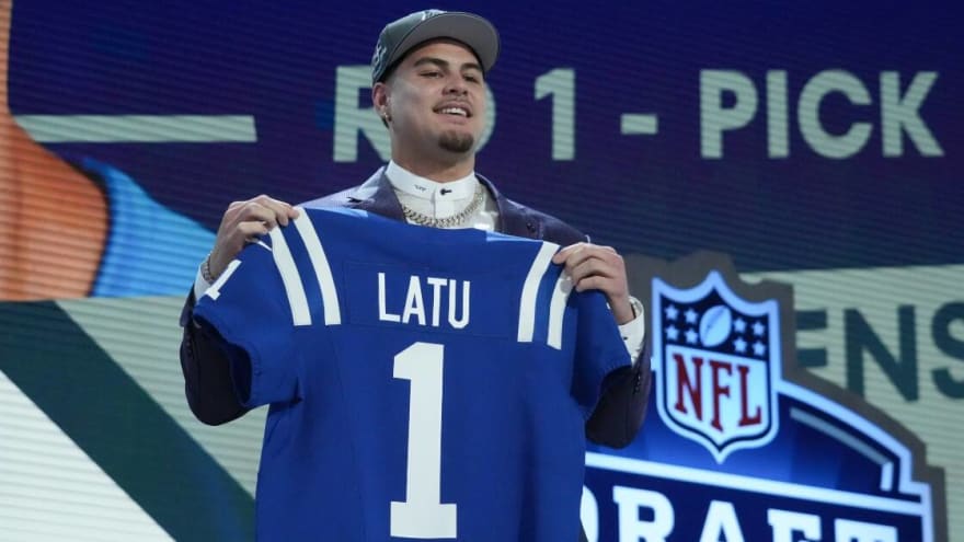 Chris Ballard on drafting Laiatu Latu: ‘We didn’t know if he’d get to us’