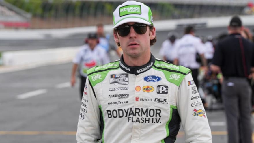 Denny Hamlin reacts to Ryan Blaney running out of gas at Gateway, explains what ‘likely’ happened