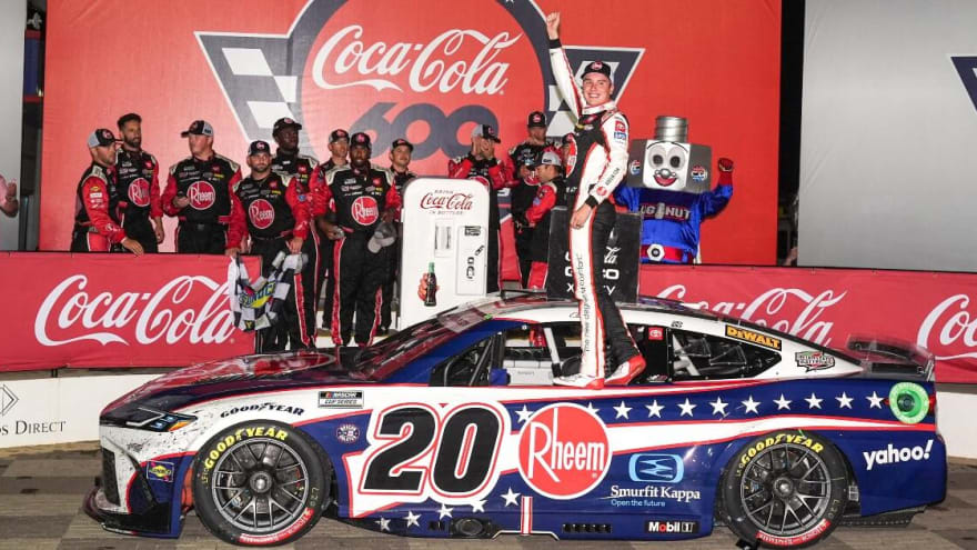 Christopher Bell on ‘wicked twist of emotion’ leading to Coca-Cola 600 win