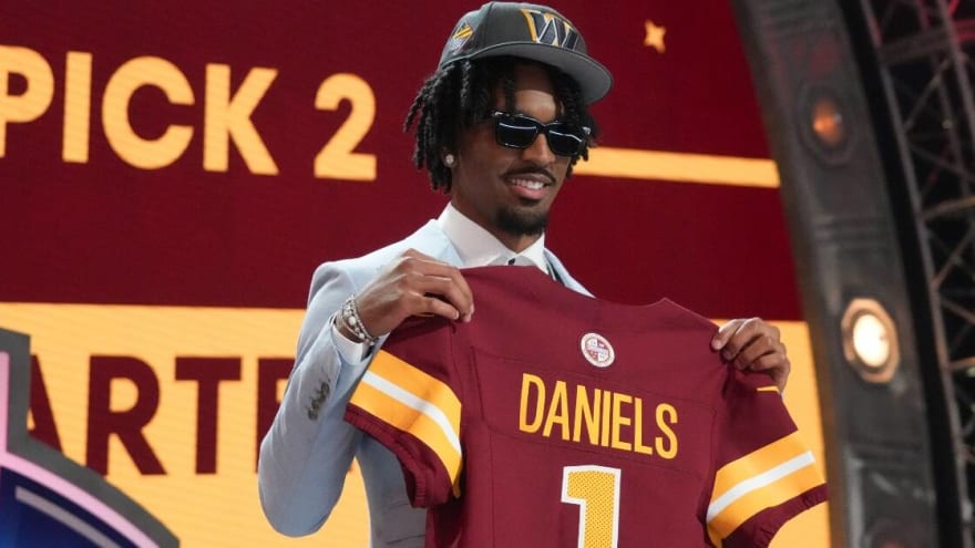 Jayden Daniels, Tress Way agree to unique agreement for No. 5 jersey with Commanders