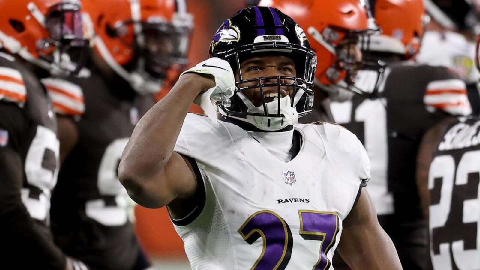 Lamar Jackson ‘can’t wait’ for J.K. Dobbins to return to Baltimore