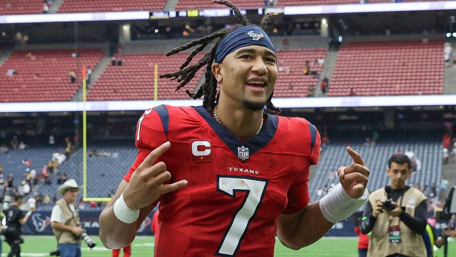 C.J. Stroud breaks NFL record for most pass attempts without an