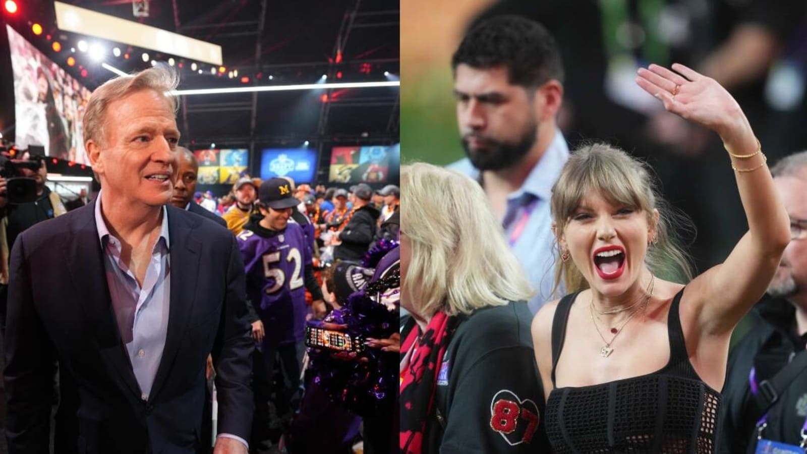 Roger Goodell addresses the impact Taylor Swift has on NFL
