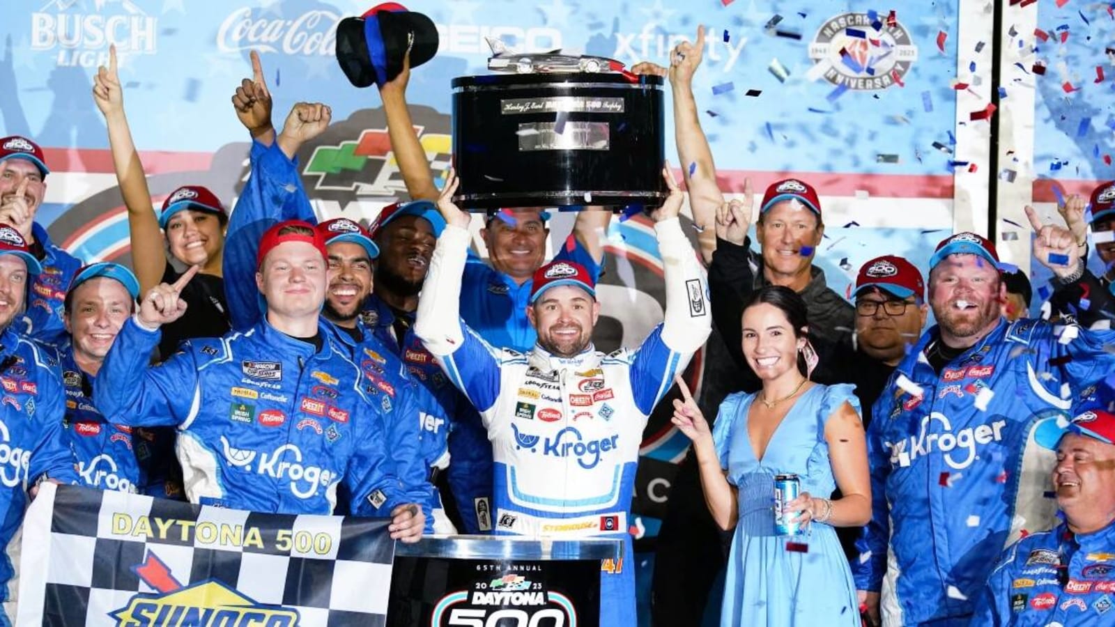 Ricky Stenhouse Jr. reveals where he’s kept his Daytona 500 trophy