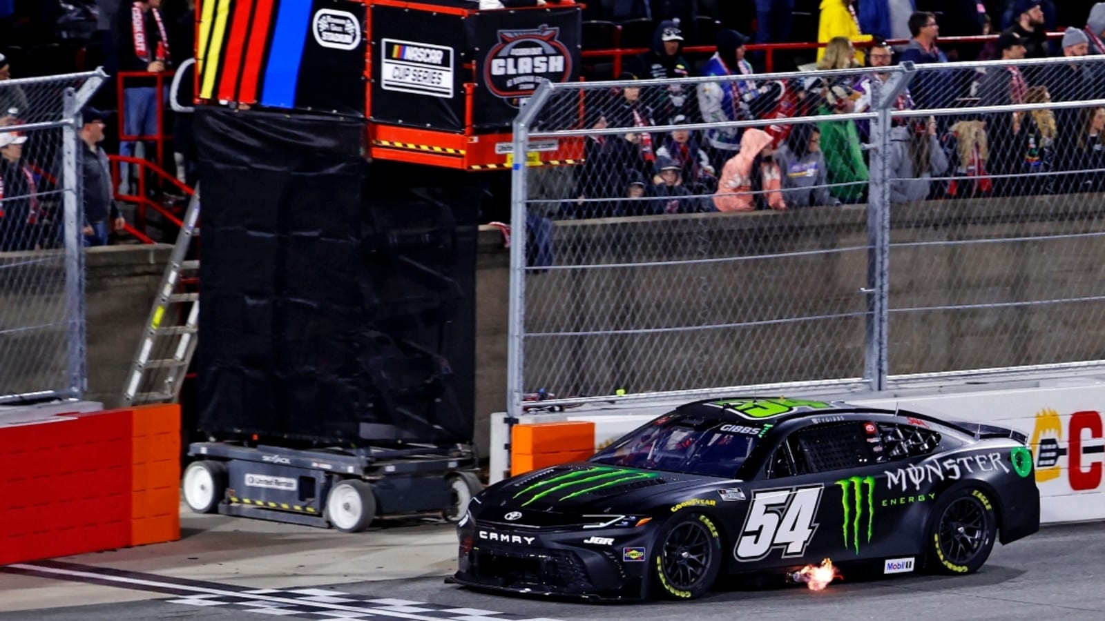 Denny Hamlin ‘didn’t love’ Ty Gibbs retaliating on Justin Haley at Bowman Gray