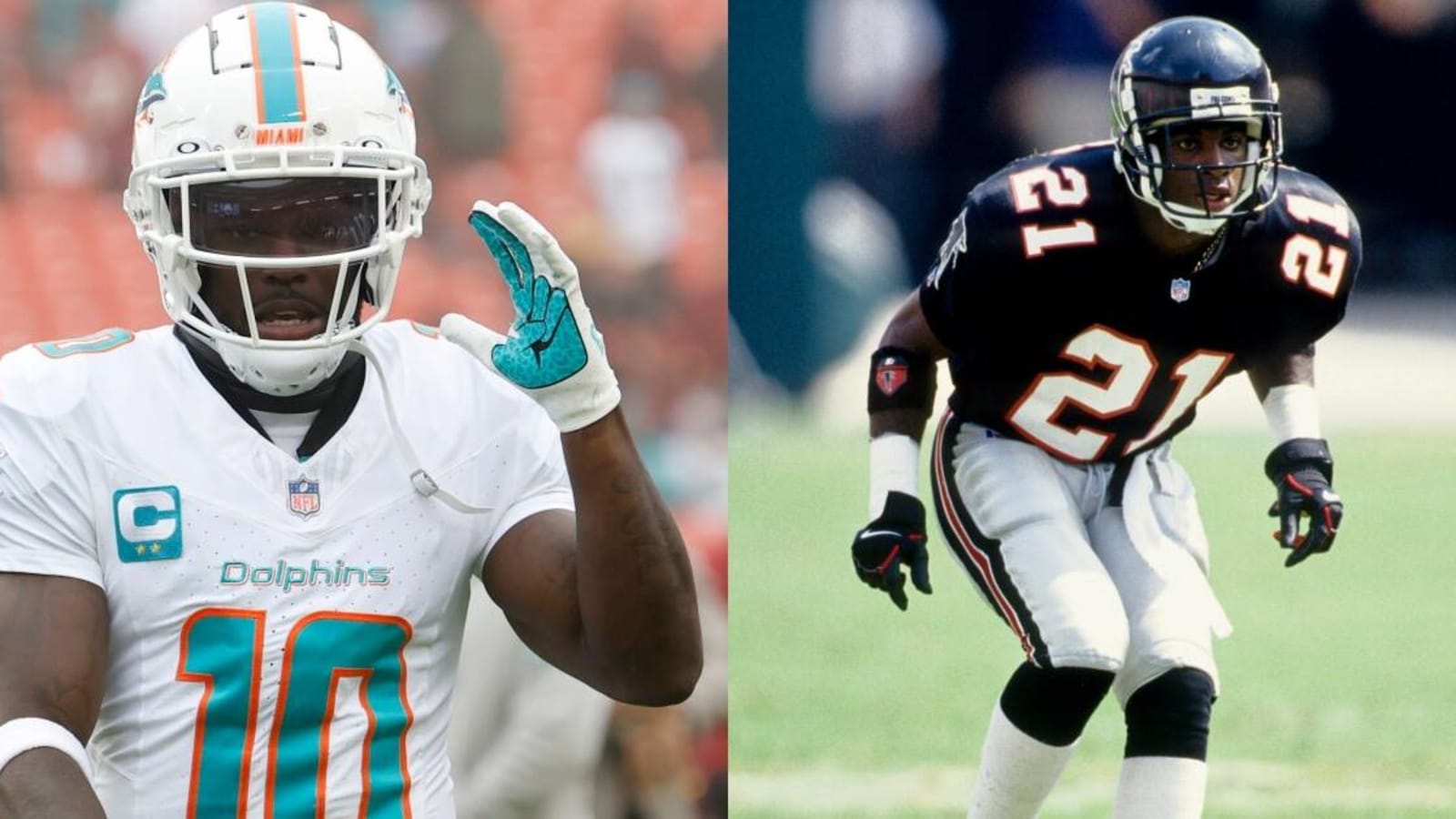 Tyreek Hill I’d put up 175 yards and 2 TDs on Prime Deion Sanders