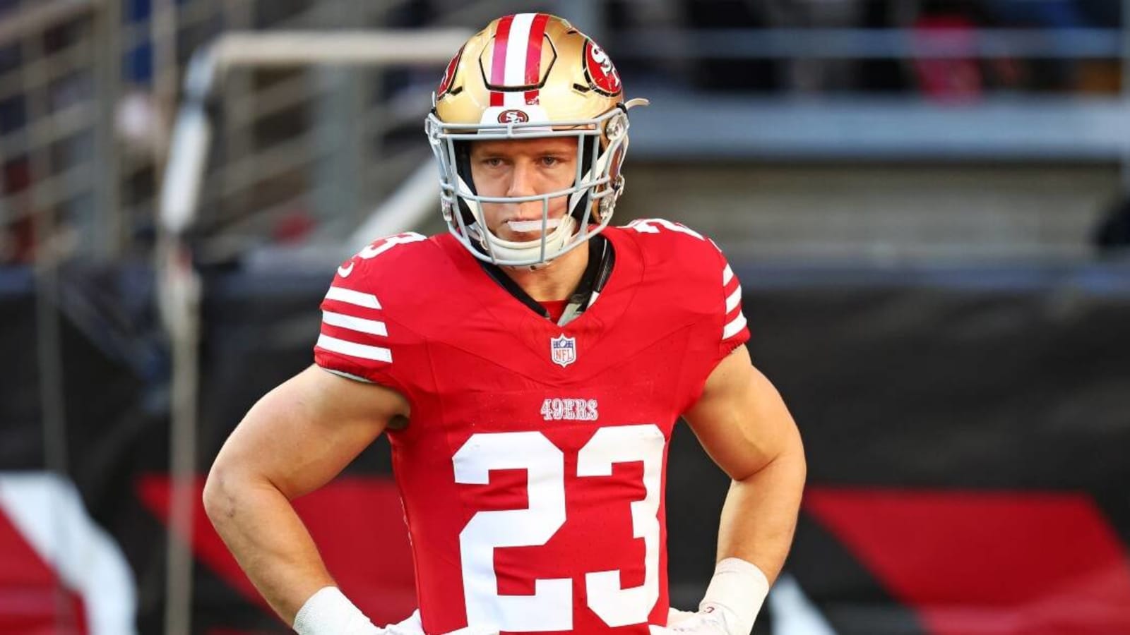 49ers RB Christian McCaffrey suffered calf strain, will sit out Week 18 vs. Rams