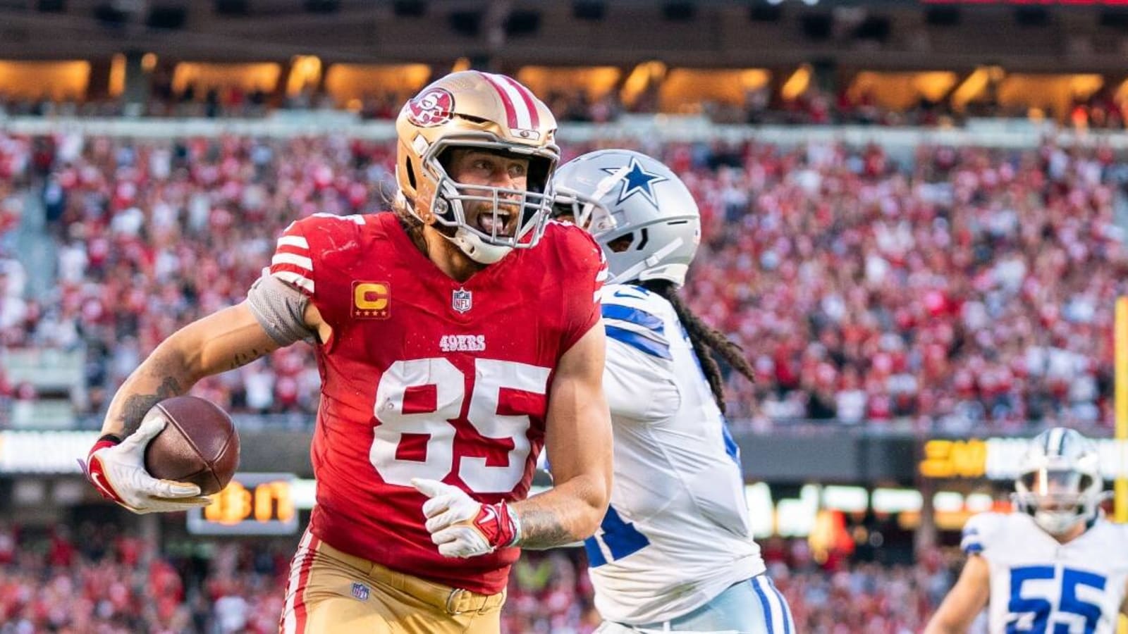 George Kittle injury update: 49ers reveal TE’s status for Seahawks matchup