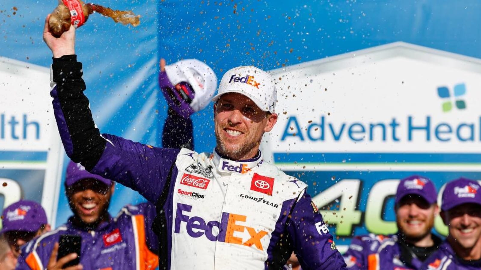 Denny Hamlin ranks NASCAR drivers’ pickleball skills after rainy race weekend in New Hampshire