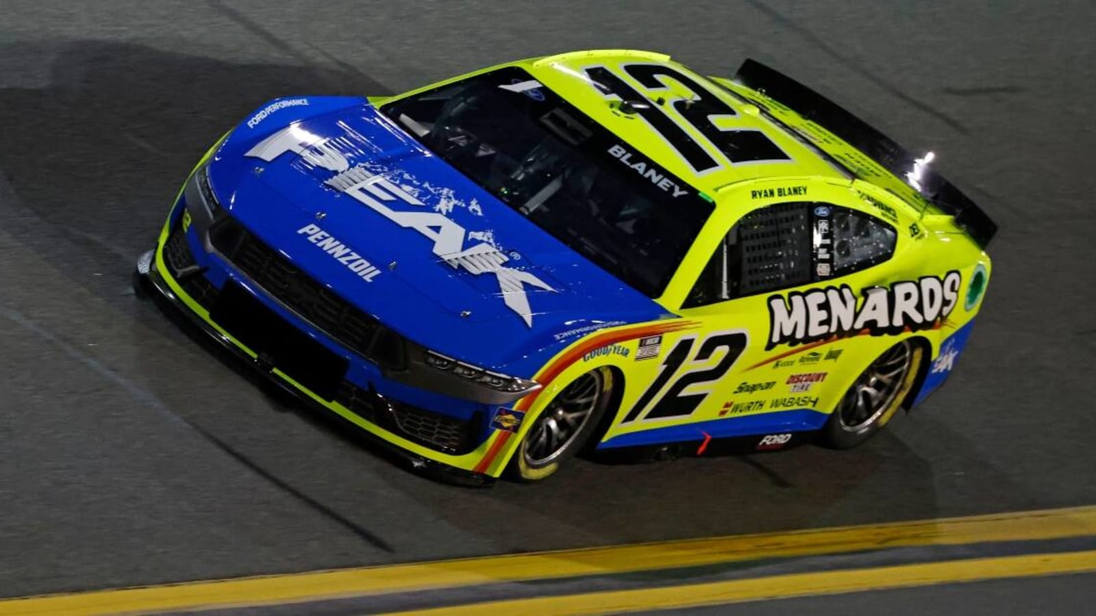 Ryan Blaney Hits The Wall Car Catches Fire After The ‘big One In Duels At Daytona Yardbarker