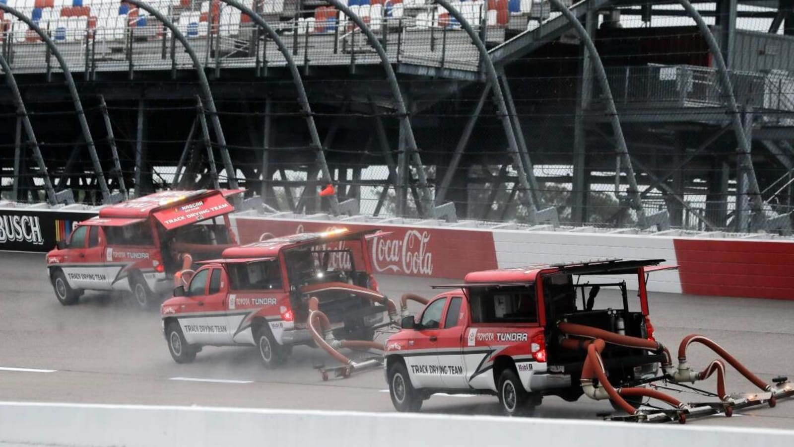 Xfinity Series practice, qualifying canceled due to severe weather at Darlington