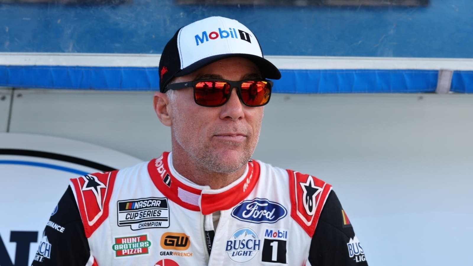 Kevin Harvick reacts to getting beat by son Keelan in second-straight CARS Tour race