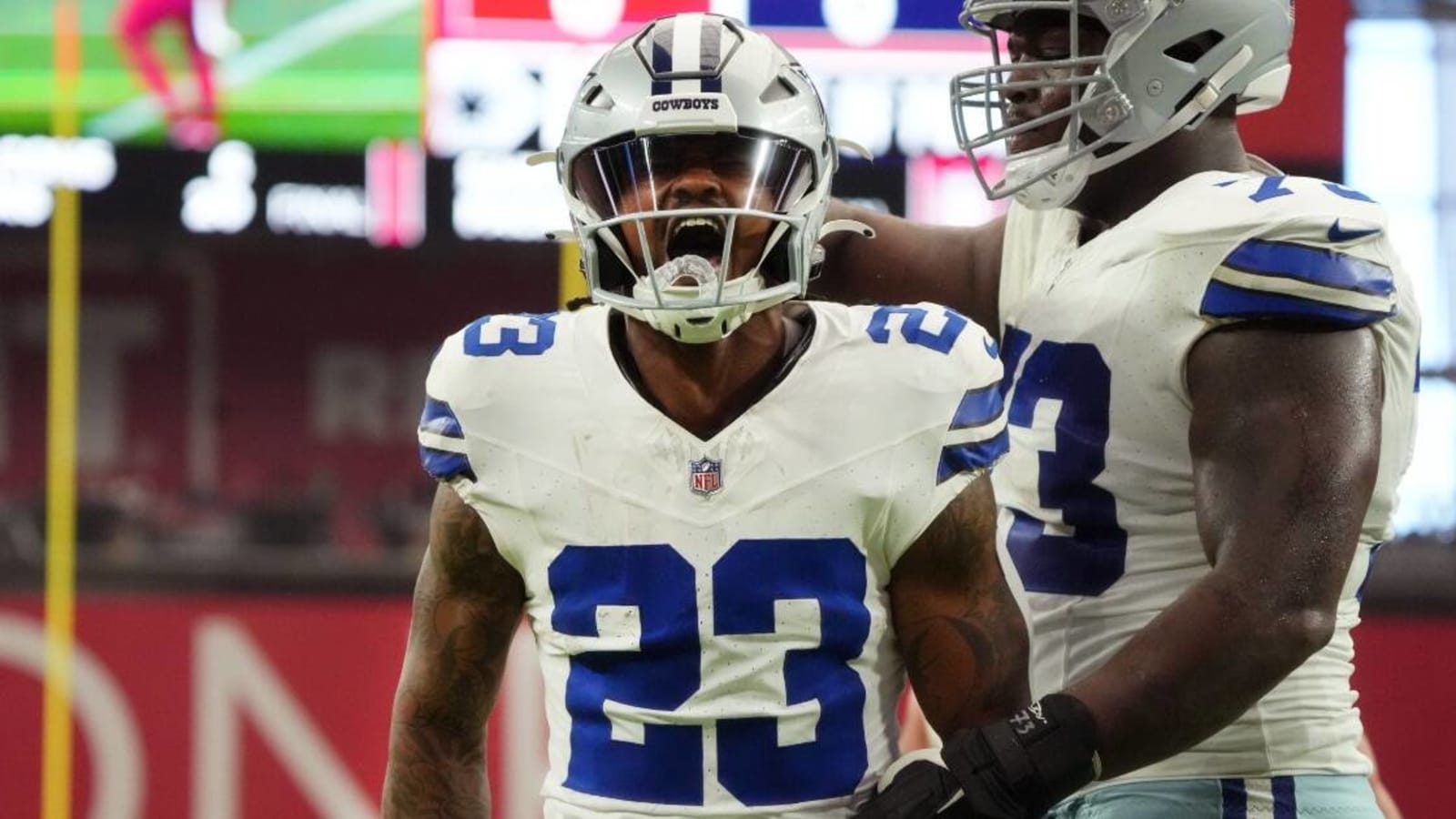 Cowboys RB Rico Dowdle ruled out for remainder of Patriots game