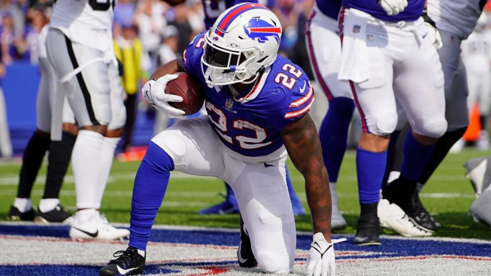 Buffalo Bills share update on Damien Harris injury after leaving field in ambulance