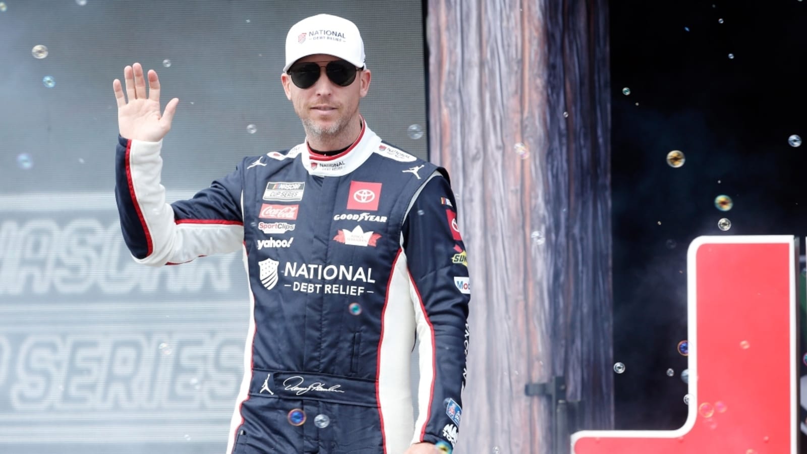 Denny Hamlin fumes on radio after narrowly losing to Christopher Bell at Phoenix