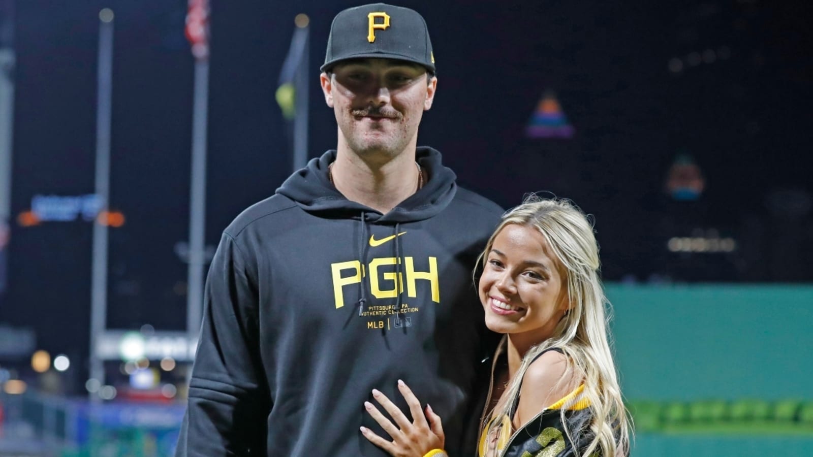Detroit Tigers mascot shoots shot at Livvy Dunne, rejected during Paul Skenes start