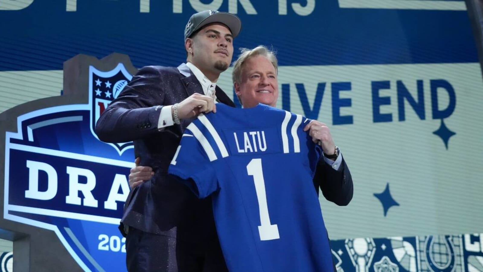 Laiatu Latu explains already getting a Colts logo tattoo