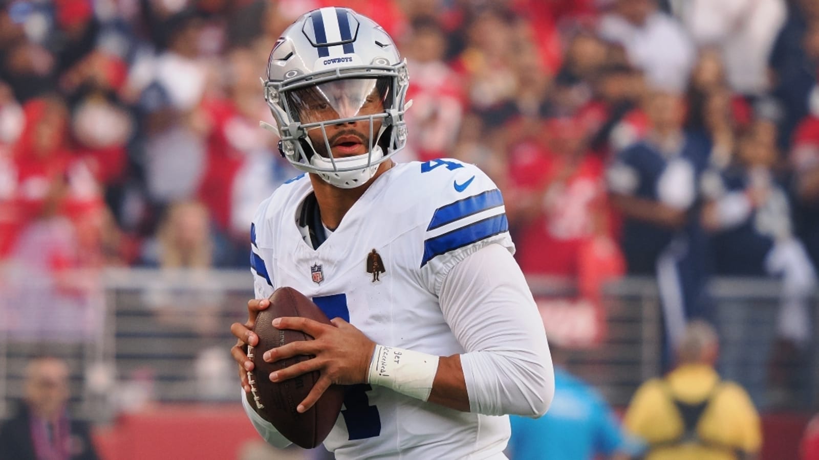 Dak Prescott reacts to Cowboys hiring Brian Schottenheimer as head coach
