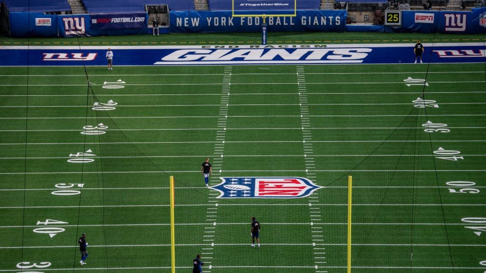 New York Giants to feature team logo on MetLife Stadium field for first  time