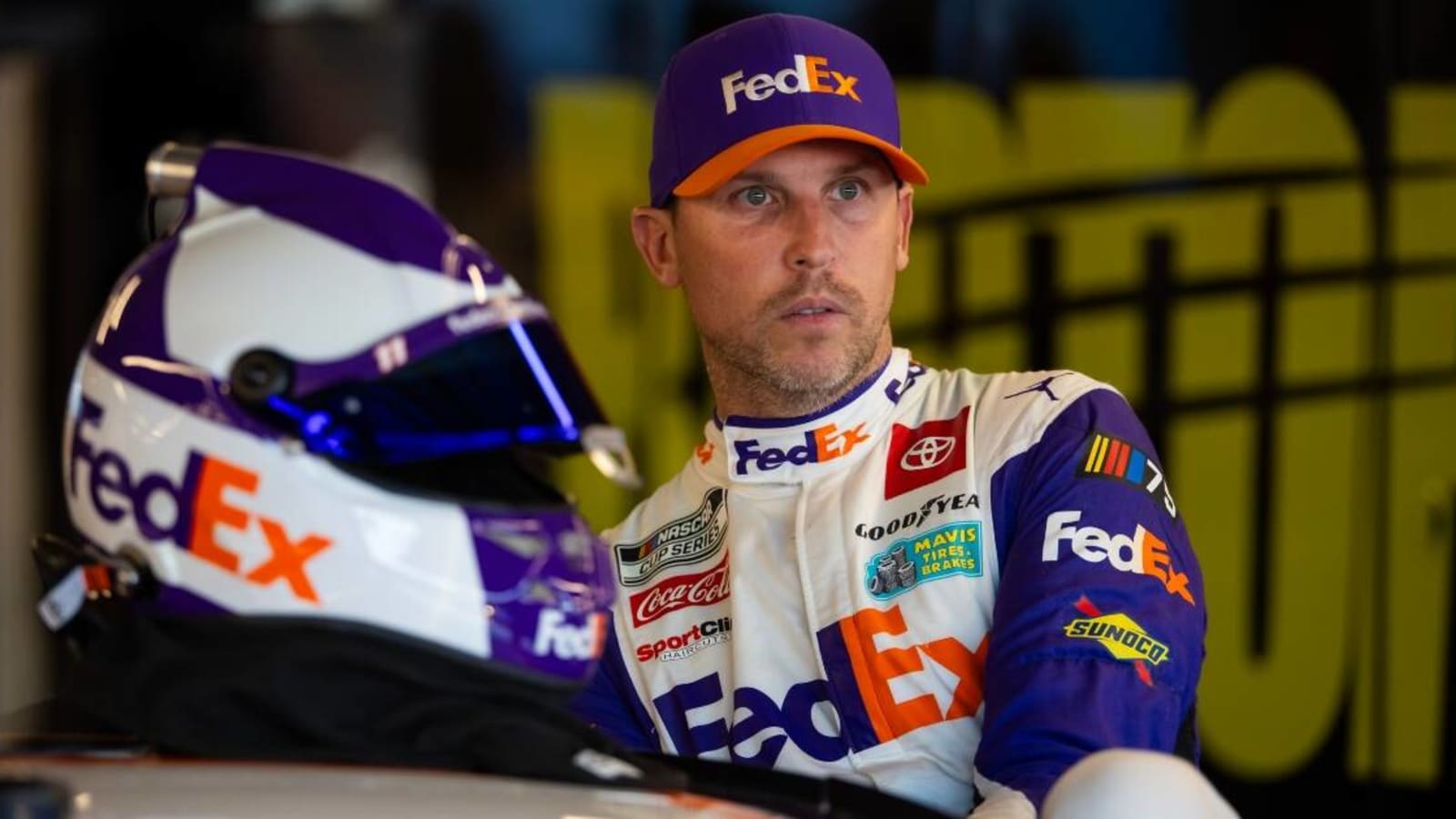 Denny Hamlin says he peed in his seat for the first time ever during Ambetter Health 400