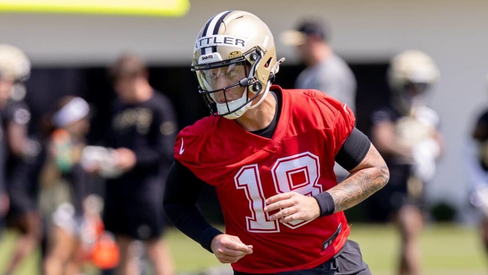 Spencer Rattler explains choosing jersey No. 18 with New Orleans Saints