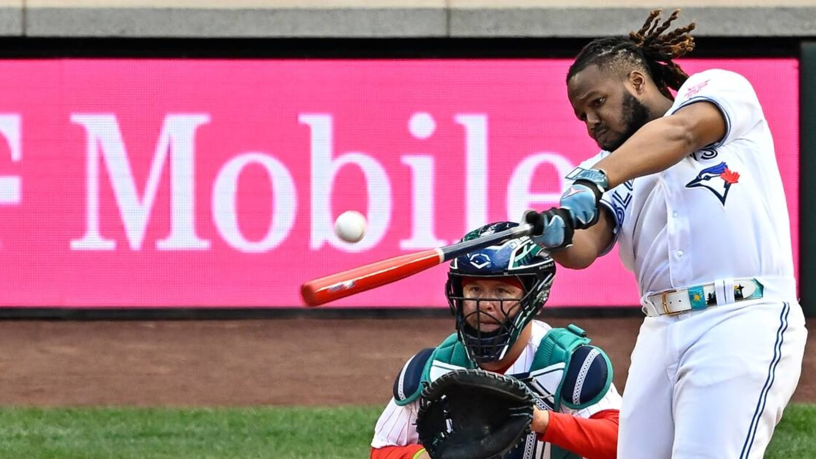 MLB Home Run Derby outfielder OK after being hit with line drive