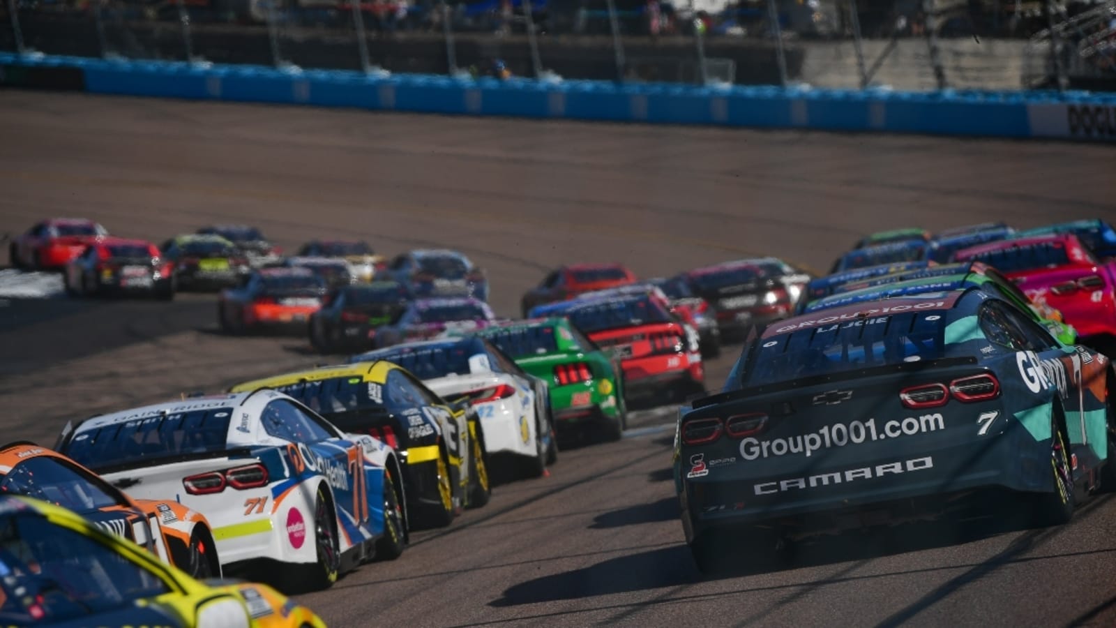 Michael McDowell No. 71 car fails inspection, crew member ejected at Phoenix