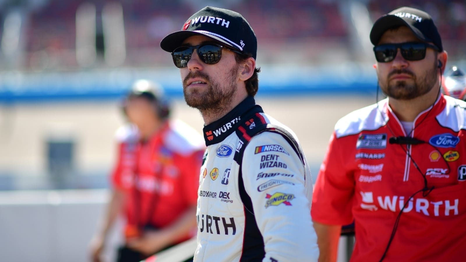 Ryan Blaney rips Chris Buescher after contact into Turn 1 at Sonoma: ‘Thanks a f***ing lot, d***head.’