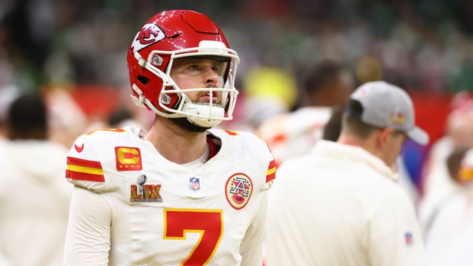 Report: Chiefs kicker Harrison Butker’s clothes went missing after Super Bowl LIX