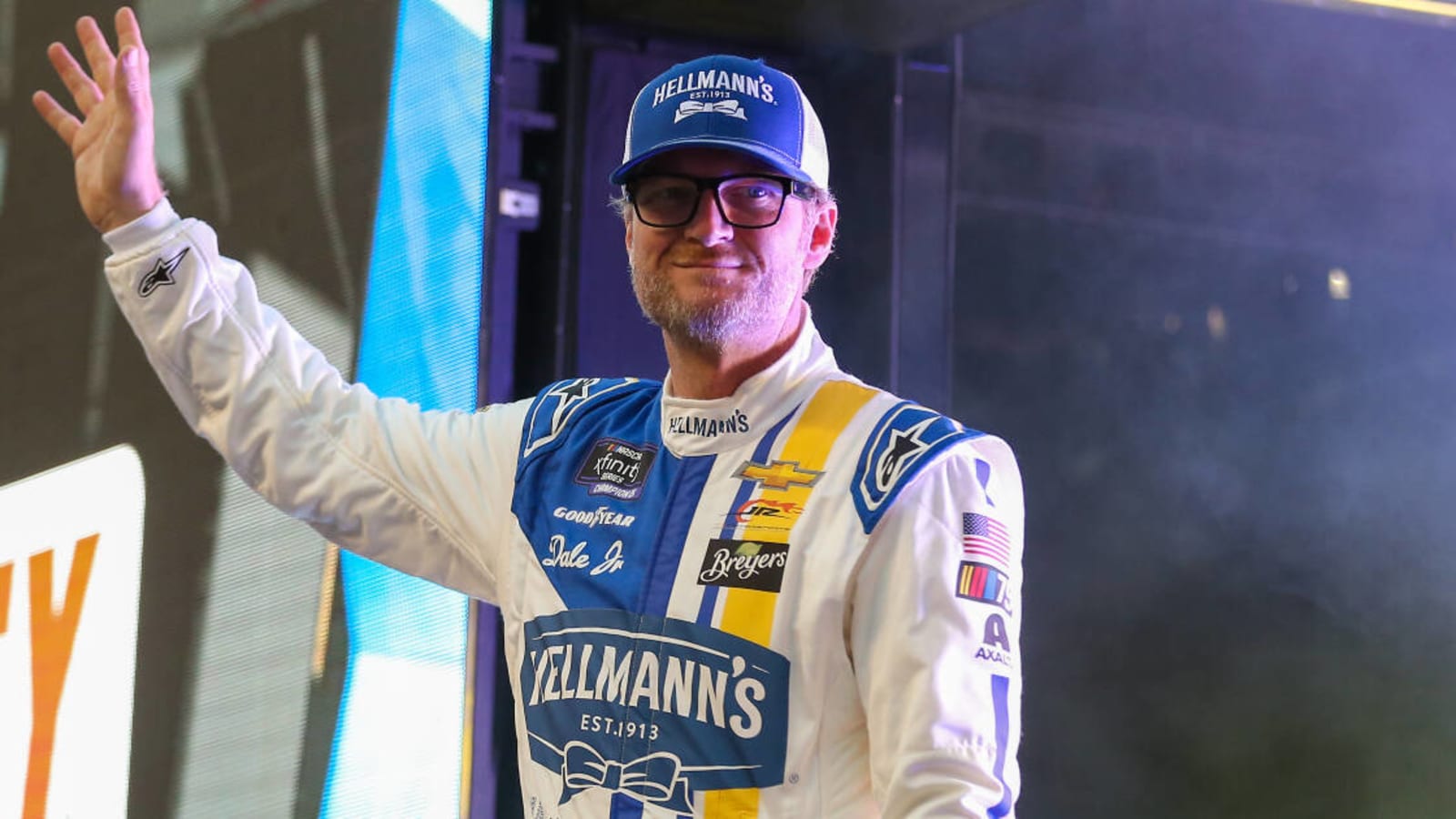 Dale Earnhardt Jr. explains what happened when his car caught fire